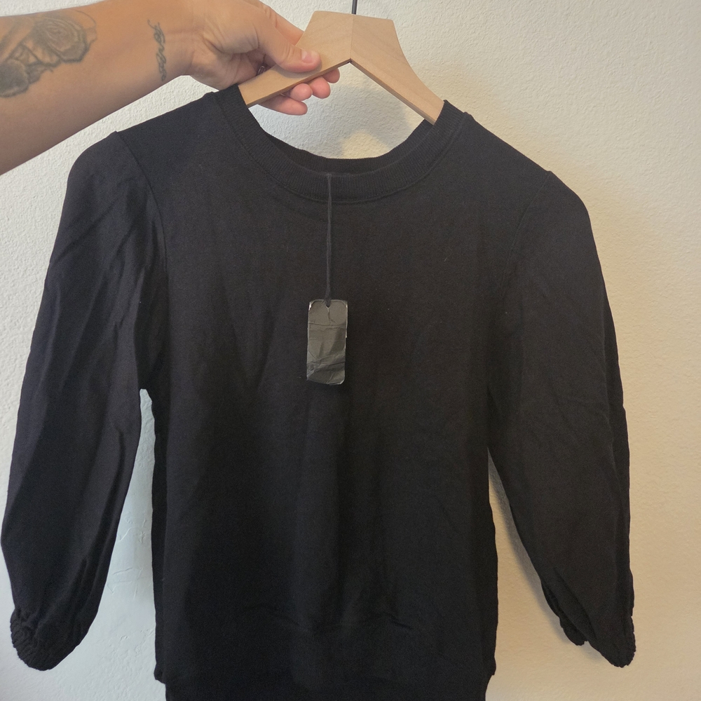 Black Long Sleeve Top
